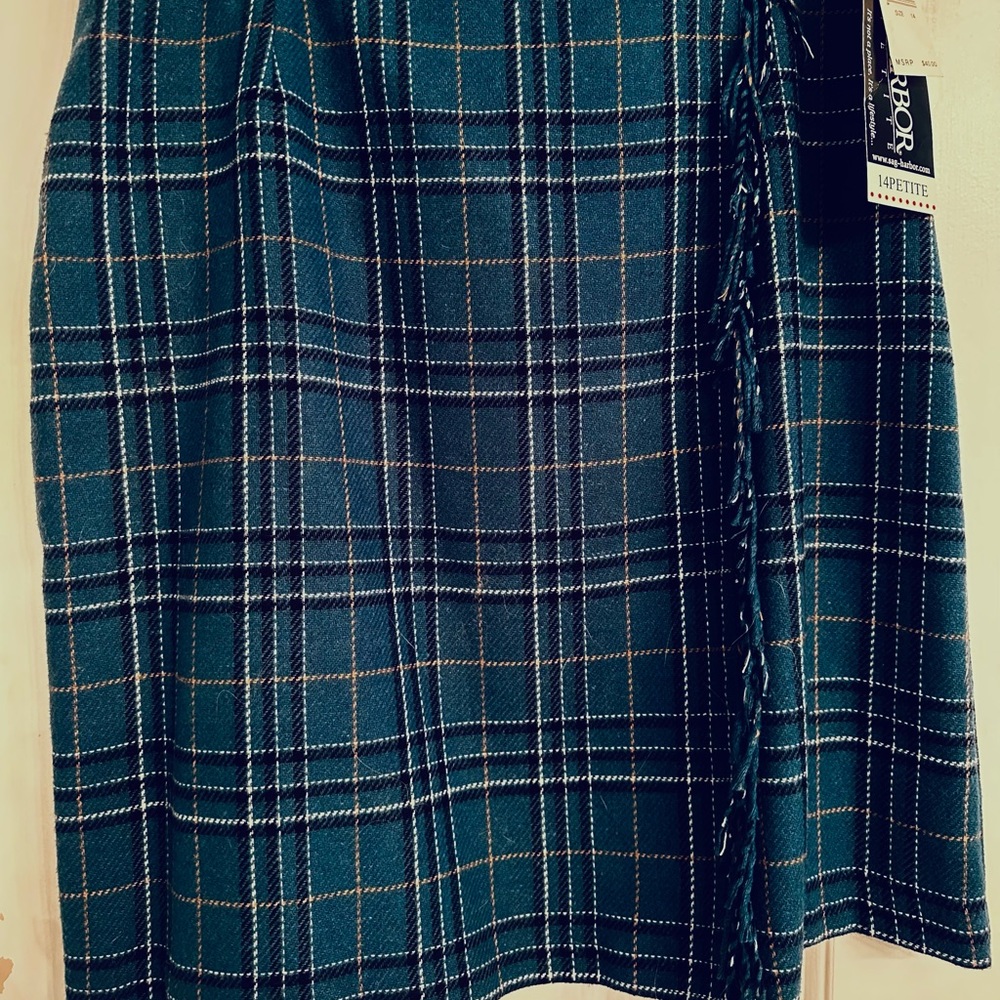 Blue Plaid Wrap Kilt
